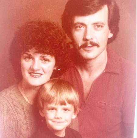 Here is a picture of Lawrence with his parents Image Source: Instagram @bornfaul